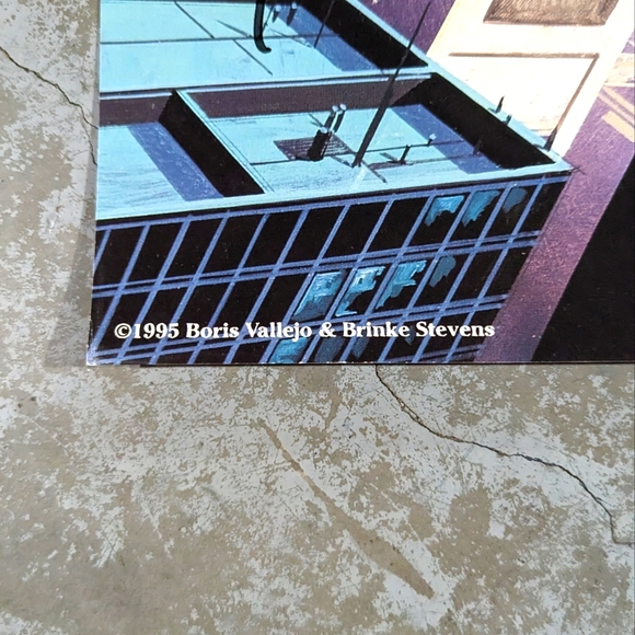 Vintage 1995 BORIS VALLEJO - PRINTED Poster SIGNED CO-SIGNED BY: BRINKE STEVENS - Picture 3 of 4